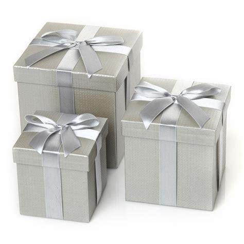 metallic silver gift boxes|small silver boxes for gifts.